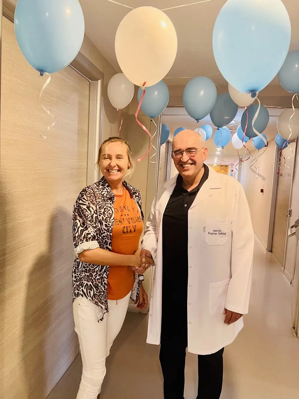 Paulina Ayla with DR Turan Bursa